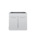 2-DOOR STAINLESS STEEL CABINET