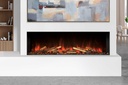 Uptown - UE56 Slim Electric Fireplace w/Remote - 120V Heater