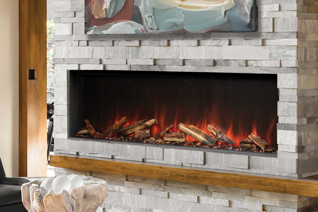 Uptown - UE56 Slim Electric Fireplace w/Remote - 120V Heater