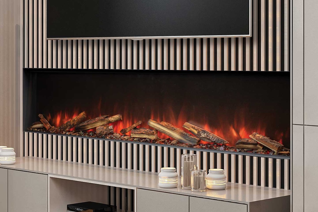 Uptown - UE68 Slim Electric Fireplace w/Remote - 120V Heater NEW