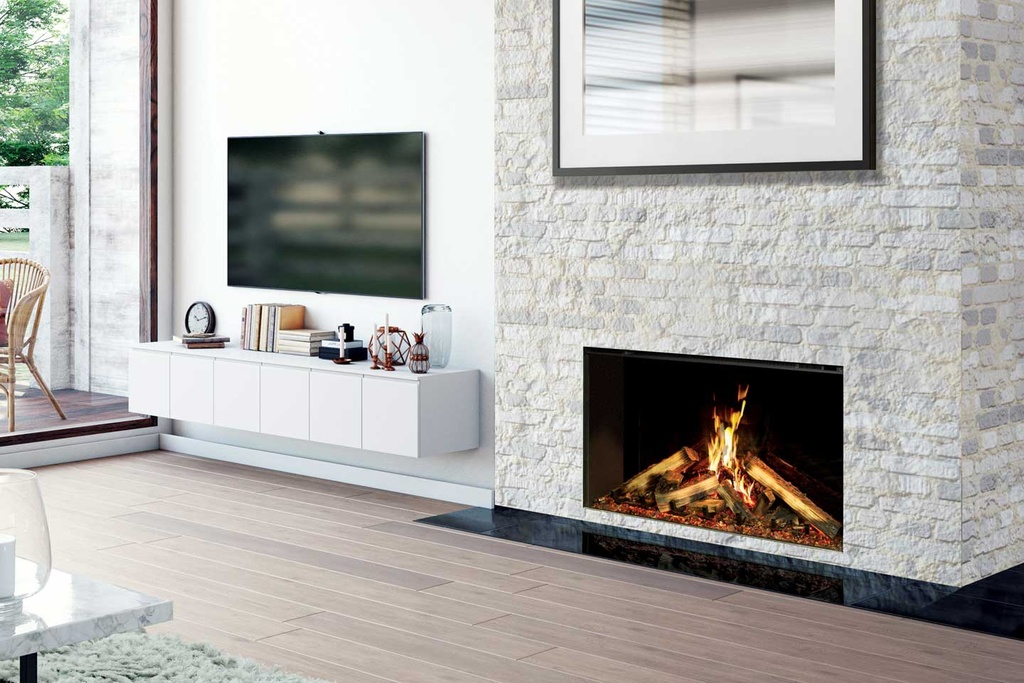 Uptown - UE42 LCD Electric Insert/Fireplace w/Remote - 120V Heater