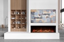 Uptown - UE56 Slim Electric Fireplace w/Remote - 120V Heater