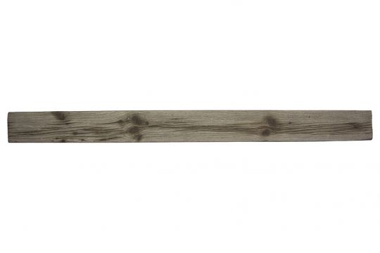 MagraHearth - Mantel natural wood 5' silver