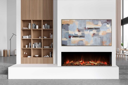 [UE56SLIM] Uptown - UE56 Slim Electric Fireplace w/Remote - 120V Heater