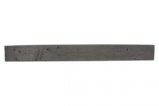 [RBW-4-GRP] MagraHearth - Mantel rustic barn wood 4' graphite