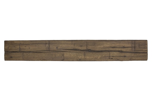 [SPP-54-BRN] MagraHearth - Mantel small plain post 54" brown
